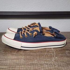 Converse Chuck Taylor All-Star Shoreline Women's Slip-On Shoes Size 8 Blue